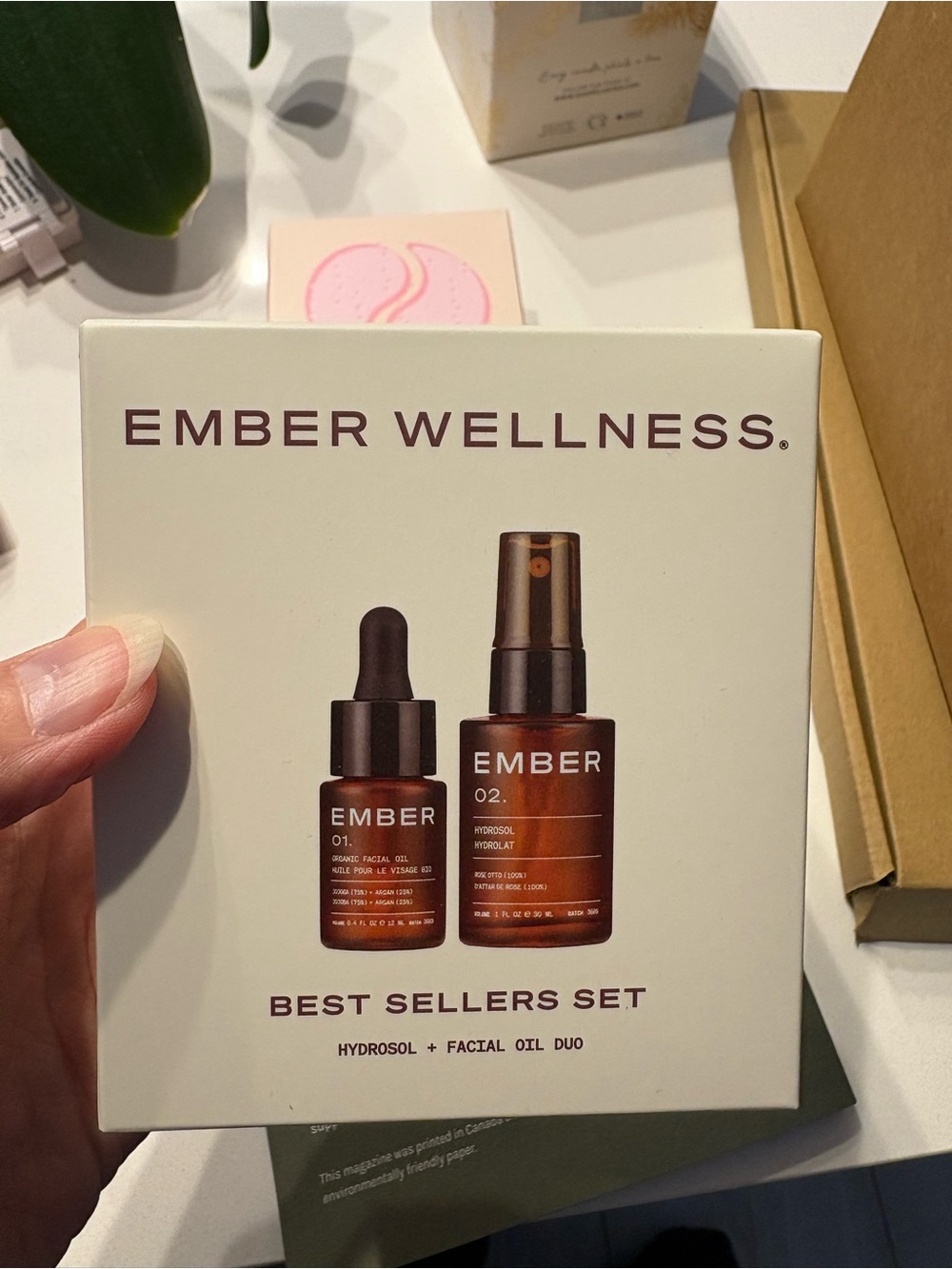 Ember Wellness Best Sellers Set - Brown Hydrosol & Facial Oil Duo
